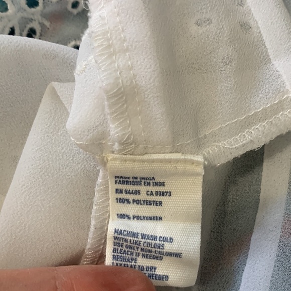 EUC American Rag Islet Sheer Top - Picture 8 of 8